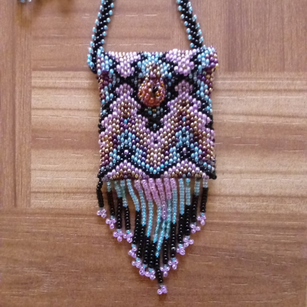 Native American Inspired Medicine Bag Necklace